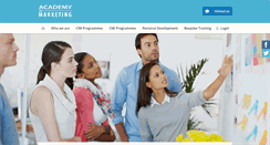 Desktop Screenshot of academyformarketing.com